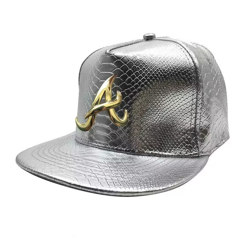 Men's PU Leather Hip-hop Baseball Cap - iztia