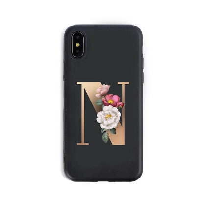 26 English Alphabet Silicone Phone Cases - iztia