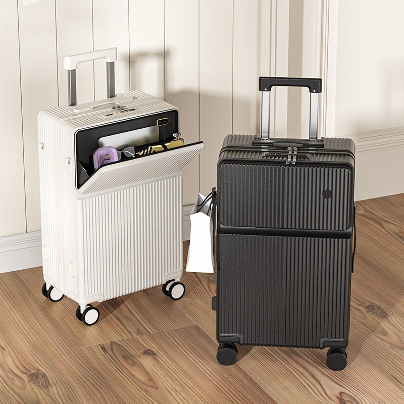 Front Half-opening Multifunctional Luggage - iztia