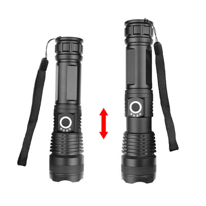 USB Charging Zoom P50 Flashlight - iztia