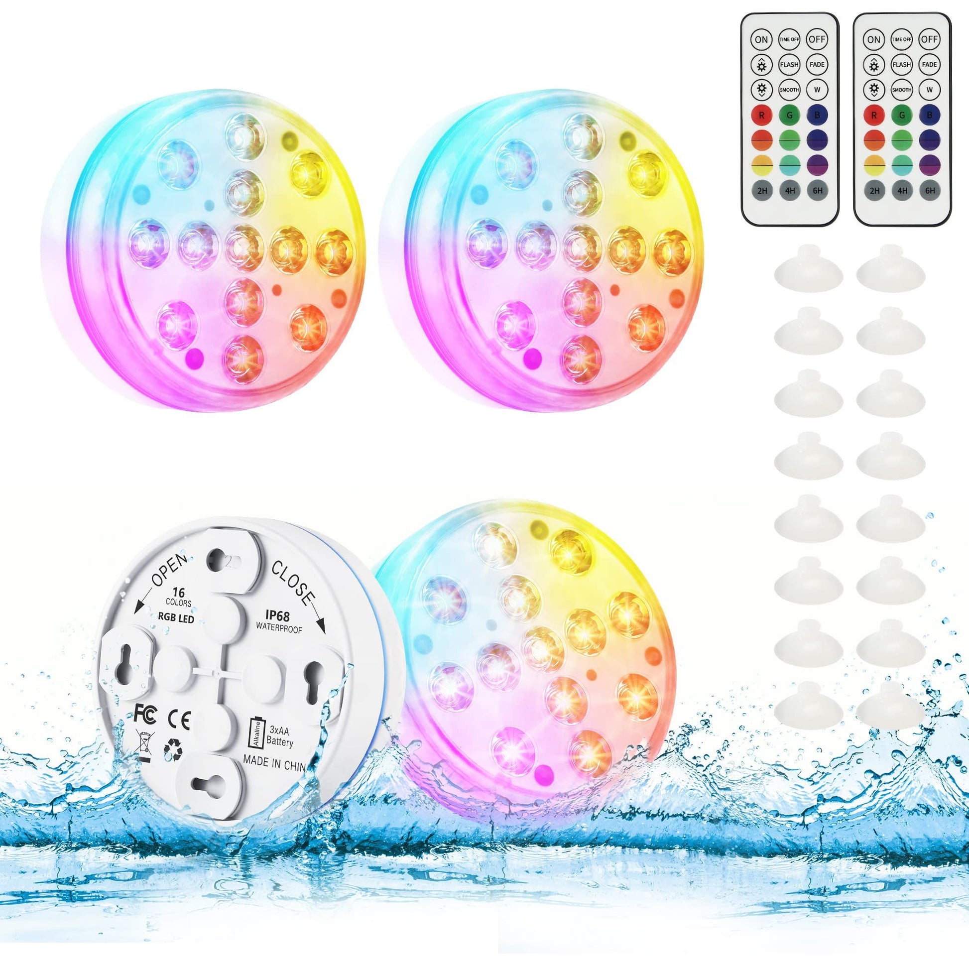 Color Changing Remote Control Diving Light - iztia