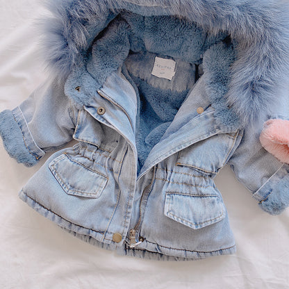 Girl denim coat - iztia