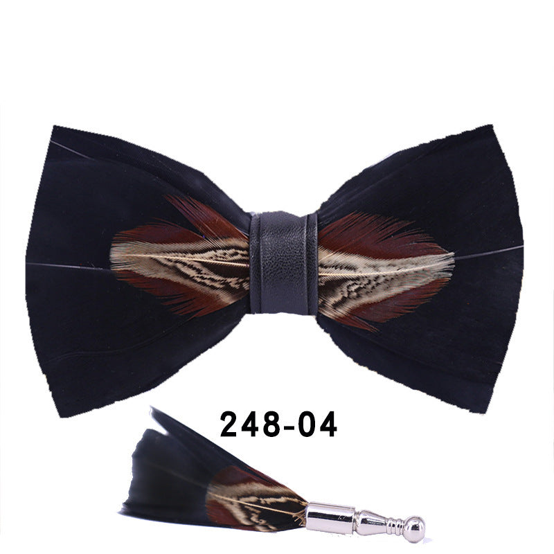 Feather Bow Tie Bow Tie - iztia