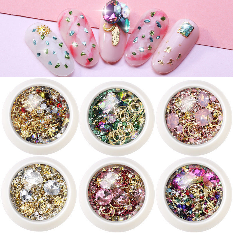 New Nail Art Jewelry Nail Diamond Nail Rivet - iztia