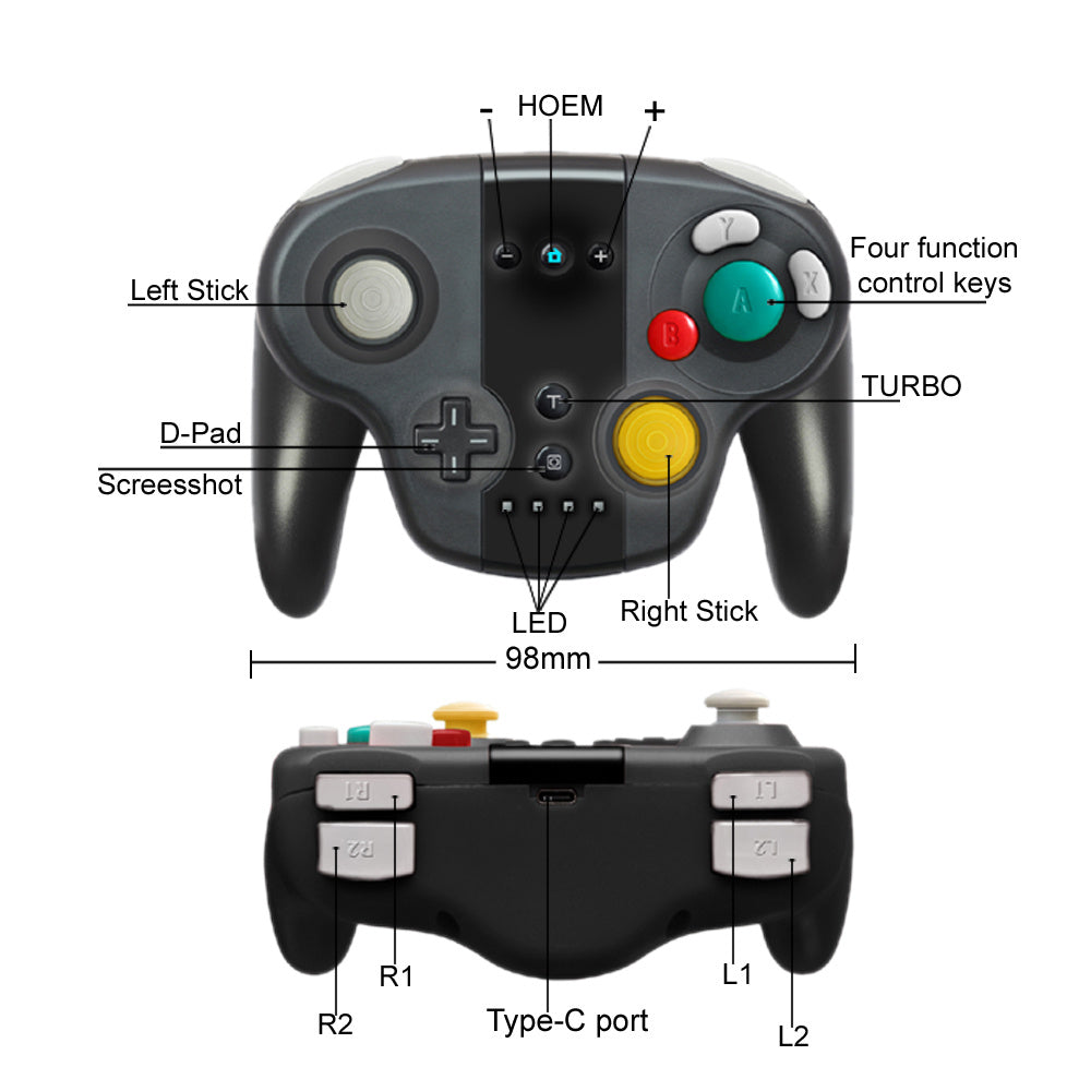 Wireless Gamepad With NFC Function - iztia