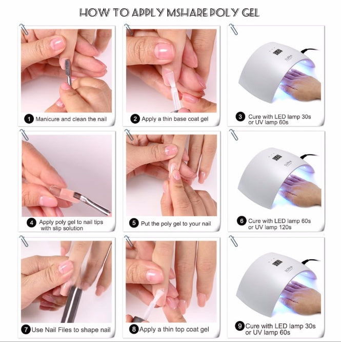 Nails Poly Gel - iztia