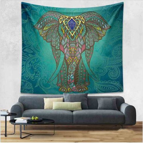 Stamp Bohemia Beach Blanket Mural - iztia