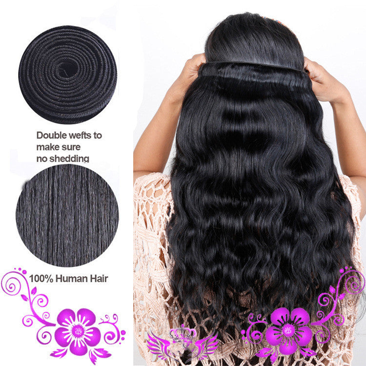 Peruvian virgin hair body wave Peru real human hair hair hair - iztia