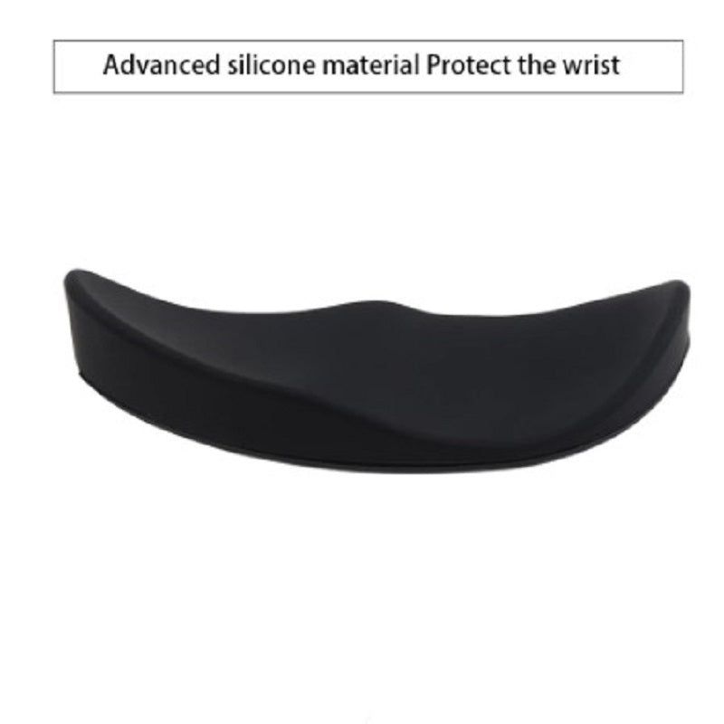 Silicon Gel Ergonomic Mouse Wrist Rest Pad - Non-Slip, Streamlined Design - iztia