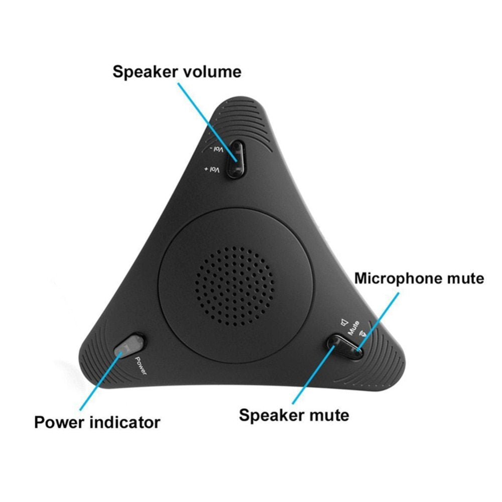 Video Conference Omnidirectional Microphoneconference Microphone Echo Canceller USB Free Drive - iztia