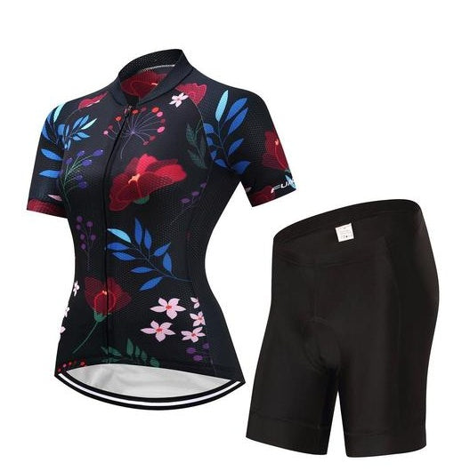 Cycling Kit - BlackFlower - iztia