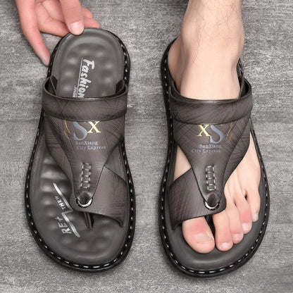 Men's Fashion Latex Soft Bottom Flip Sandals - iztia