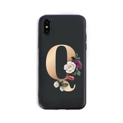 26 English Alphabet Silicone Phone Cases - iztia