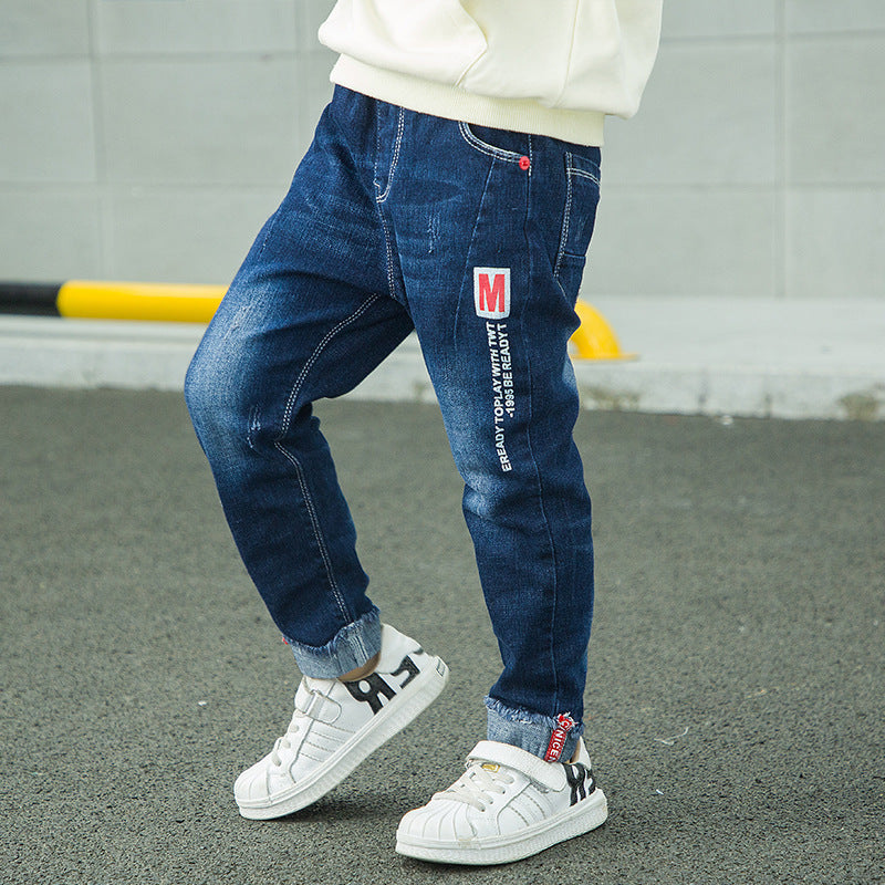 Fashion Jeans For Boys, Children, Korean Style, Long Pants - iztia