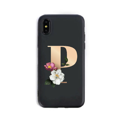 26 English Alphabet Silicone Phone Cases - iztia