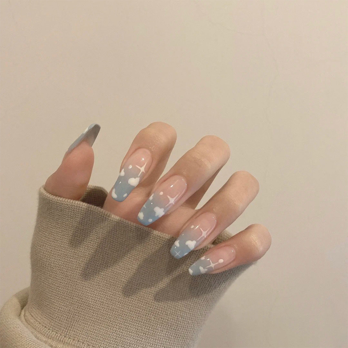 Wearing Nails Finished Soft Nails False Nails - iztia