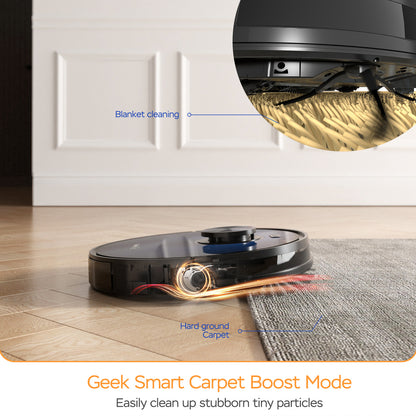 Geek Smart L7 Robot Vacuum Cleaner And Mop, LDS Navigation, Wi-Fi Connected APP, Selective Room Cleaning,MAX 2700 PA Suction, Ideal For Pets And Larger Home Banned From Selling On Amazon - iztia