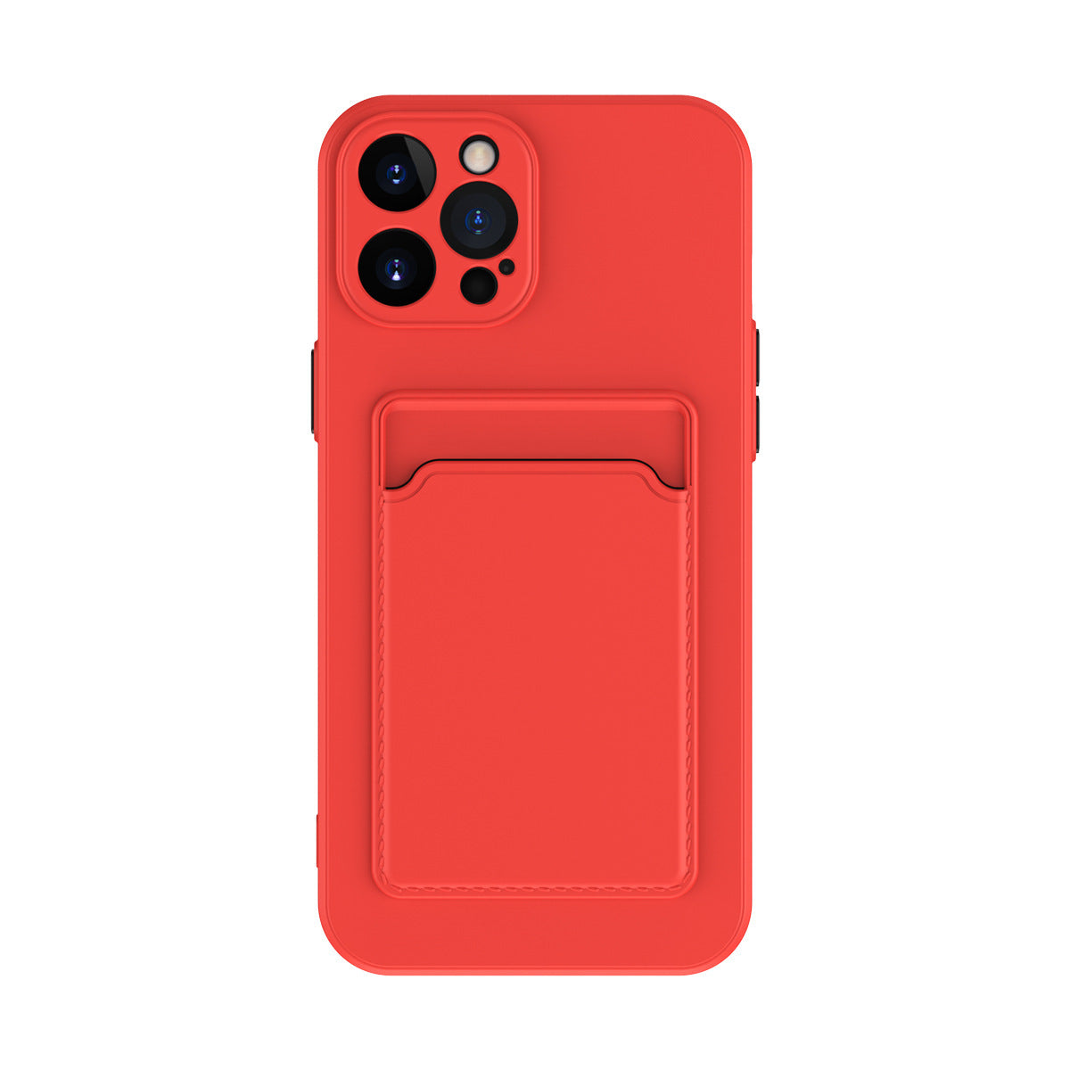 Simple Pure Color Liquid Silicone Phone Case - iztia