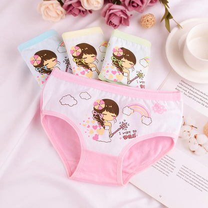 Children's Underwear Girls Pure Cotton Boxer - iztia