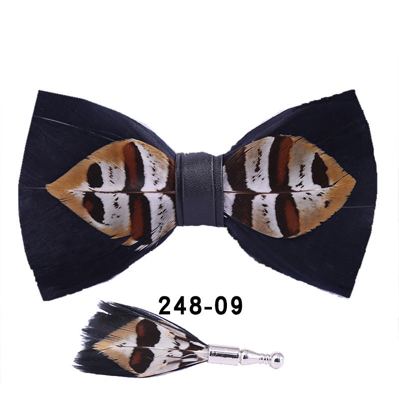 Feather Bow Tie Bow Tie - iztia