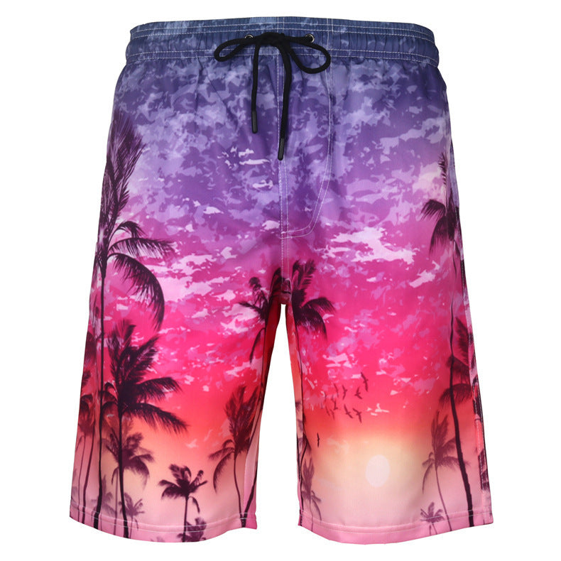 Men's Beach Pants Casual Shorts Octopus Amazon Plus Size Sweatpants - iztia