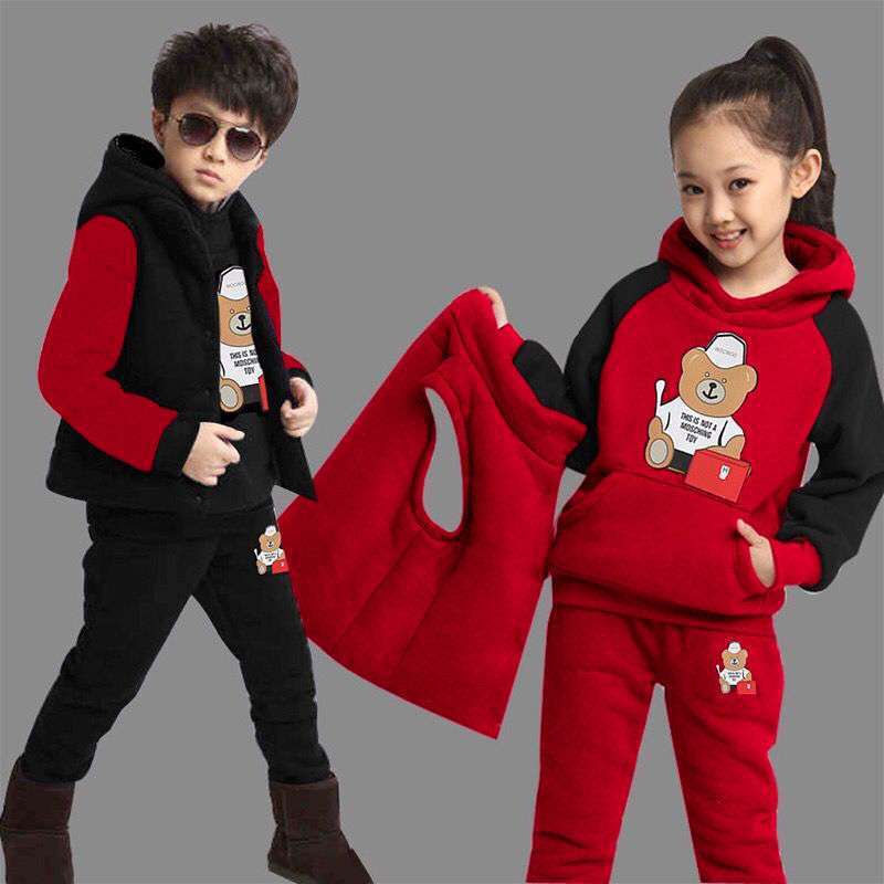 Boys Clothes Sport Suit Casual Boys Clothing 3ps Sets - iztia