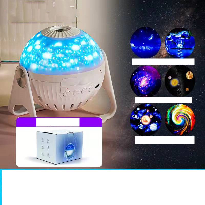 Galaxy Projector Starry Sky Projection Bedroom Bedside Decoration Night Light - iztia