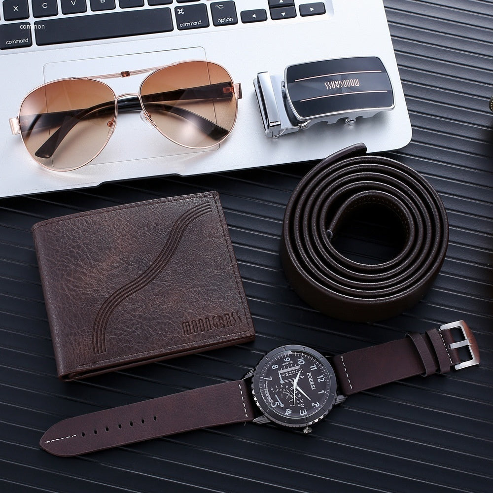 Watch Temperament Belt Wallet Glasses Suit - iztia