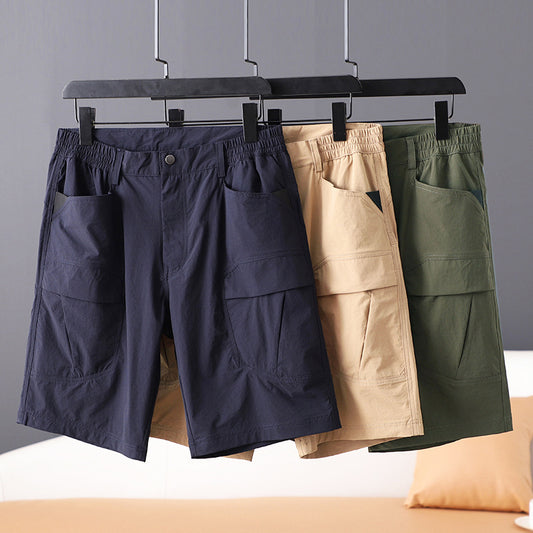 Shorts with Large Pockets for Men's Casual Summer Wear - iztia