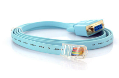 Network Cable Crystal Head To COM Nine-pin Router Configuration Line - iztia