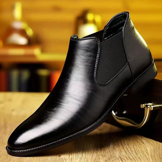 Men's Business Leisure Plus Size Leather Shoes - iztia