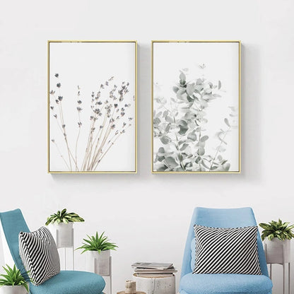 Nordic Small Plant Decoration Painting Canvas Painting - iztia