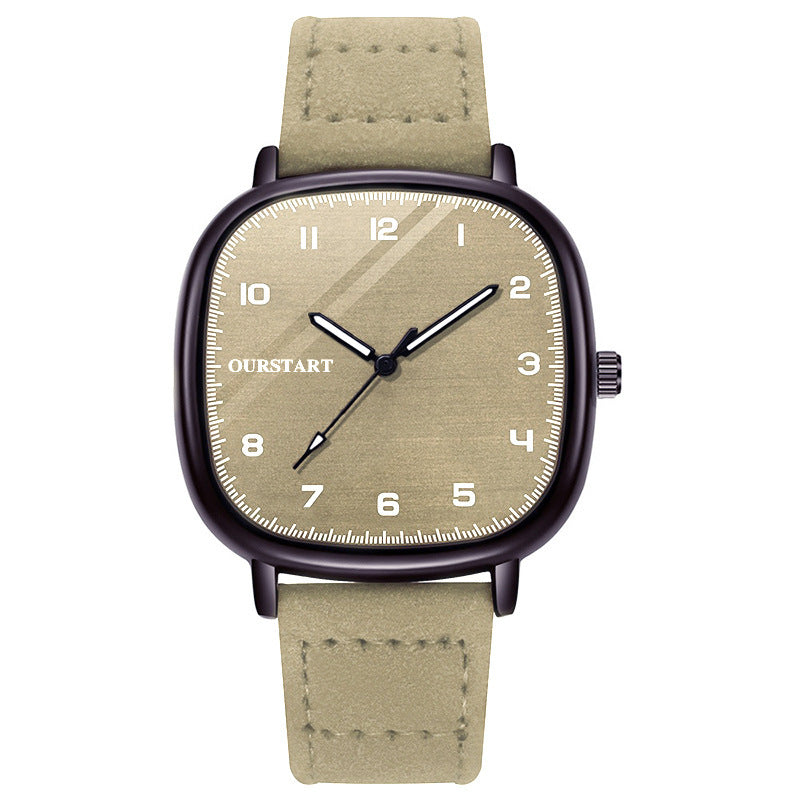 Casual Digital Exam Quartz Suede Belt Student Watch - iztia