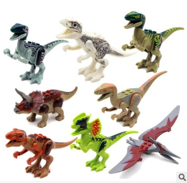 Building Blocks Mini Dinosaur Bricks Figures Kids Toys For Children - iztia