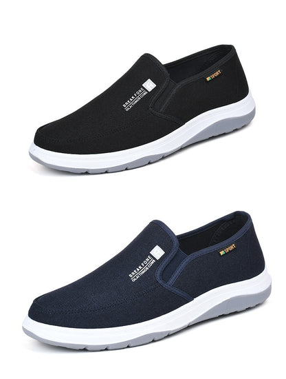 Denim Casual Shoes Slip-on Simple Slip-on Soft Bottom Work Shoes Board Shoes - iztia