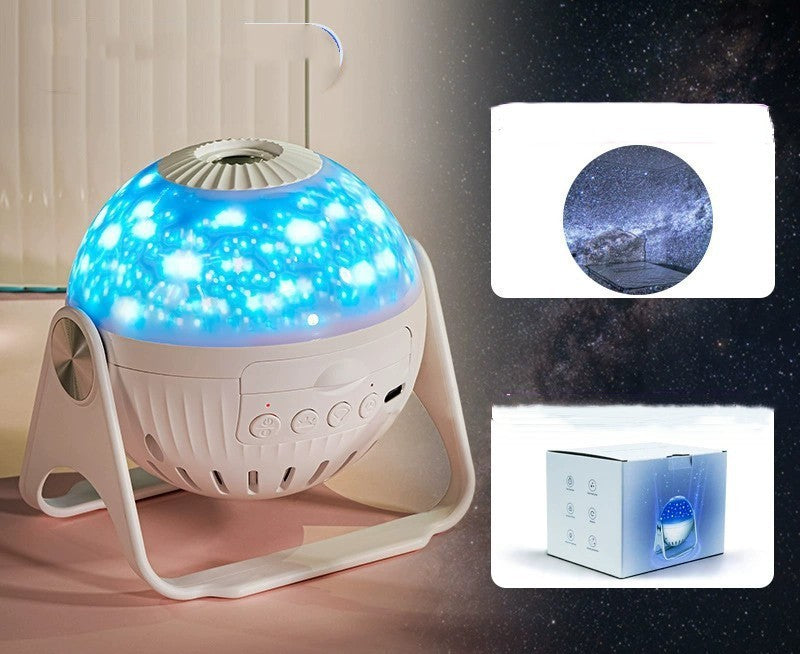 Galaxy Projector Starry Sky Projection Bedroom Bedside Decoration Night Light - iztia