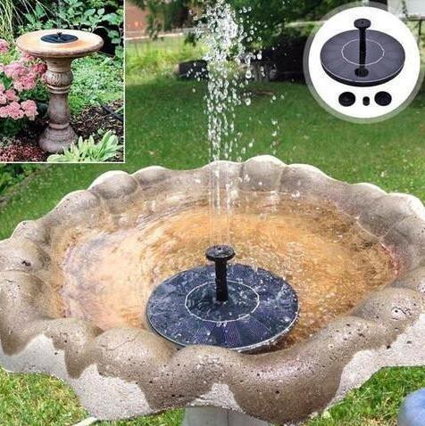 Solar Water Mercury Garden Miniature Floating Fountain - iztia