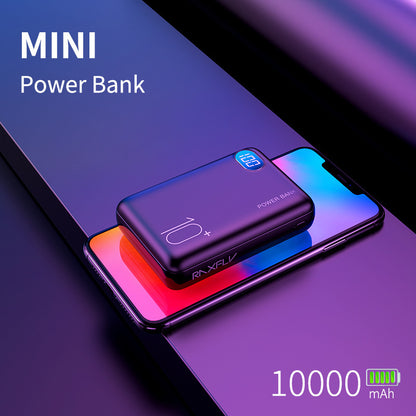 10000mAh two usb digital display power bank - iztia