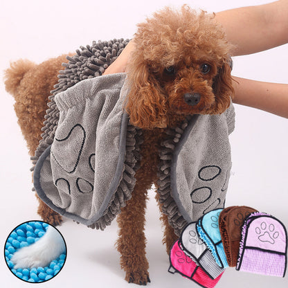 Dogs Cats Towels Super Absorbent Dog Bathrobe Microfiber Bath Towels Quick-Drying Cat Bath Towel For Pets Towel Dog Towels Pet Products - iztia