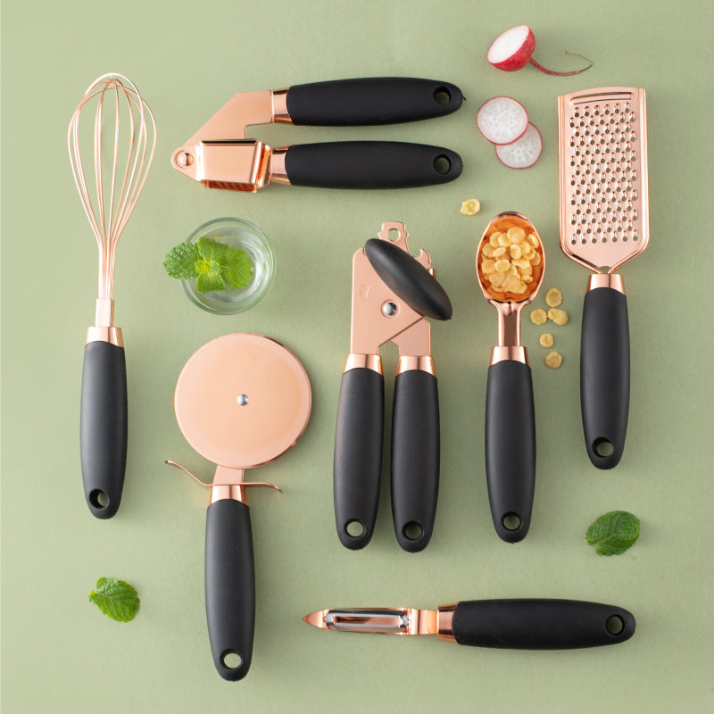 Kitchen Household Peeler Gadget Copper Plating Set - iztia