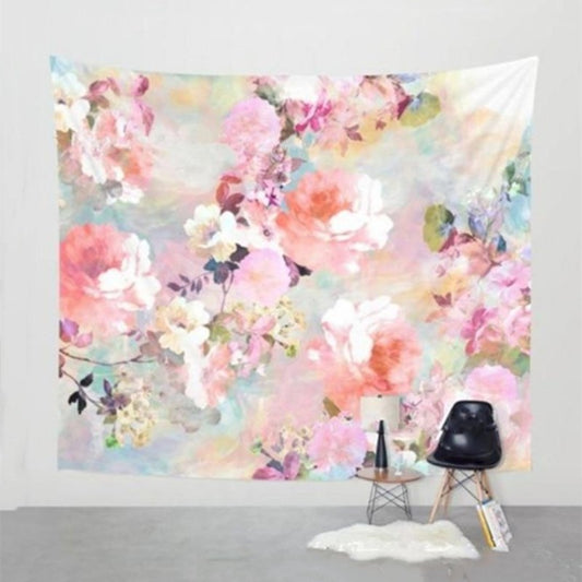 Love Of A Flower Wall Tapestry Wall Hanging Wall Decor Bedspread Blanket Curtain Throw Table Cloth Tapestries Home Decoration - iztia