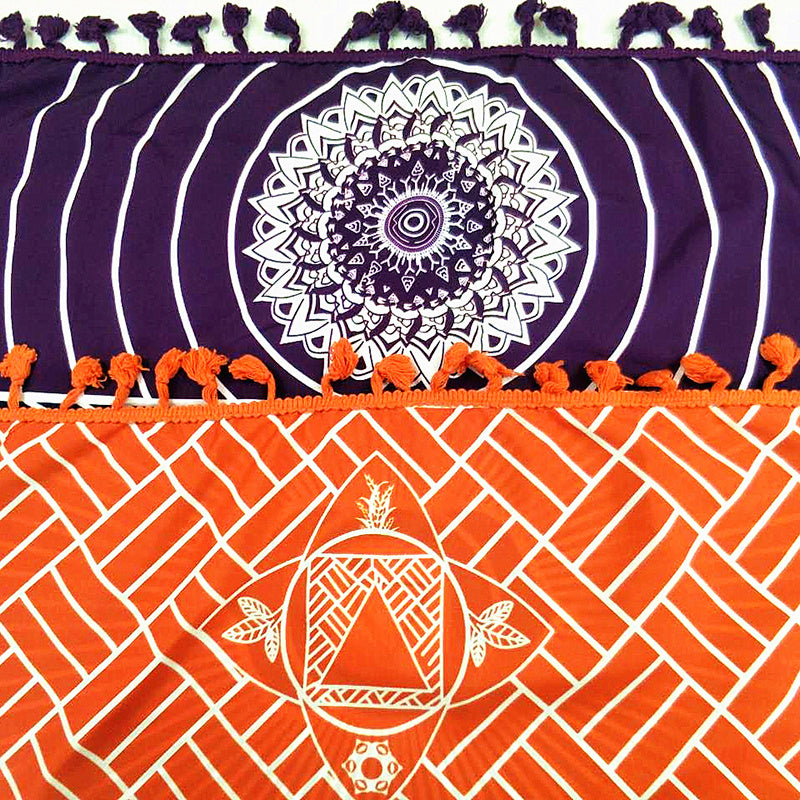 Bohemia India Mandala Blanket Beach Yoga Mat - iztia