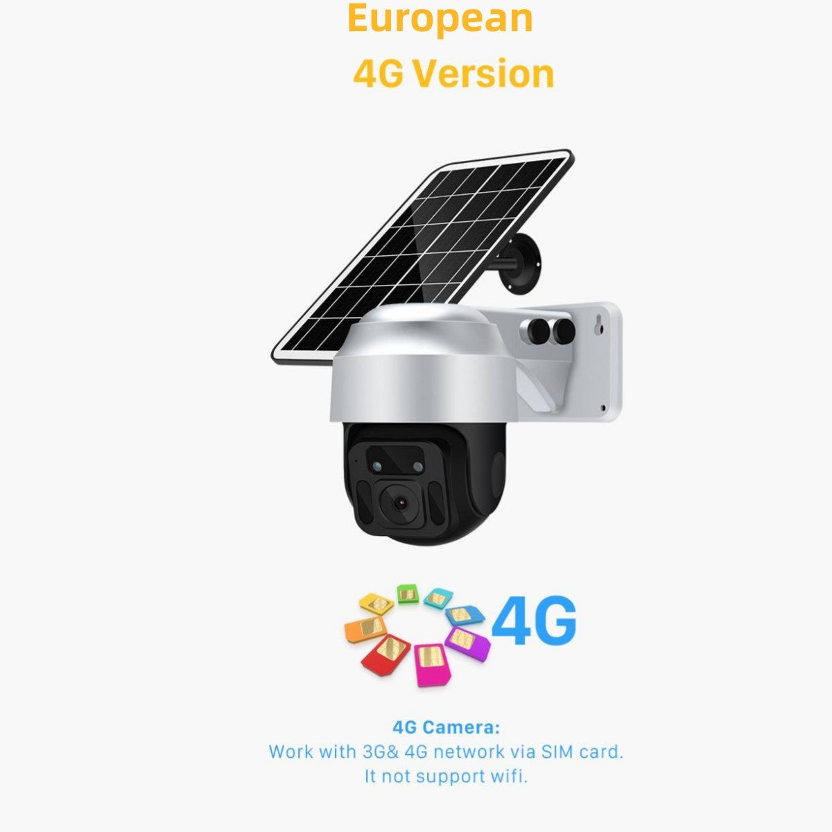 Solar Powered Wireless WiFi Surveillance Camera - iztia