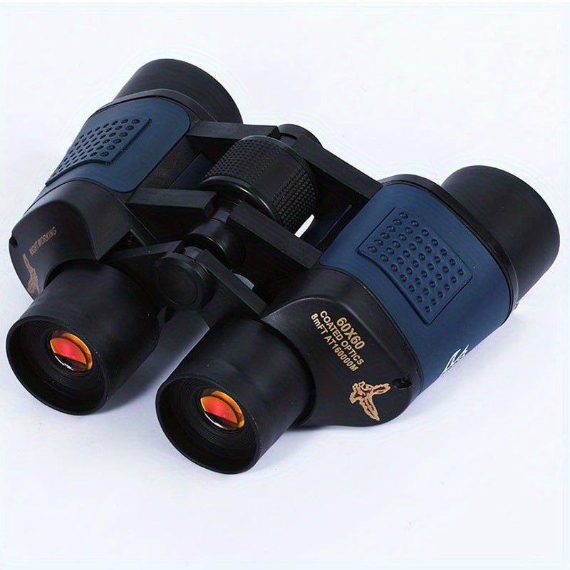 60x60 High Power Binoculars With Coordinates Portable Telescope LowLight Night Vision For Hunting Sports Travel Sightseeing - iztia