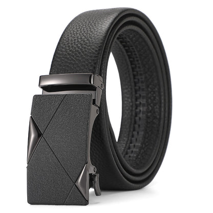 Genuine Leather Automatic Pure Leather Belt Boys - iztia