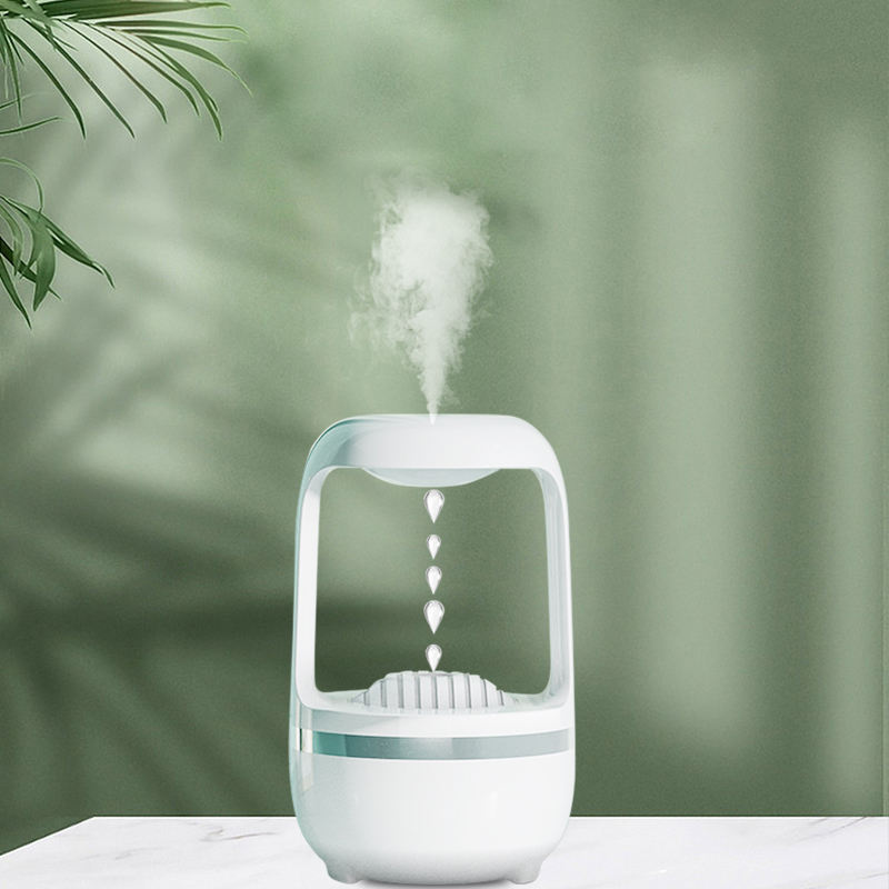 Anti Gravity Humidifier Water Drop Backflow Aromatherapy Machine Large Capacity Office Bedroom Quiet Heavy Fog Household Sprayer - iztia