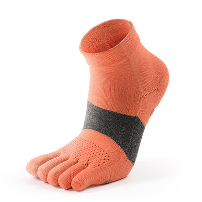 Breathable Marathon Running Antibacterial Yoga Five Finger Anti Slip Sports Socks - iztia