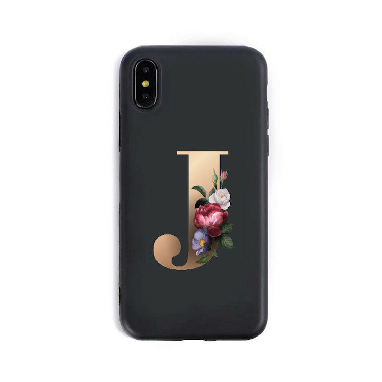 26 English Alphabet Silicone Phone Cases - iztia