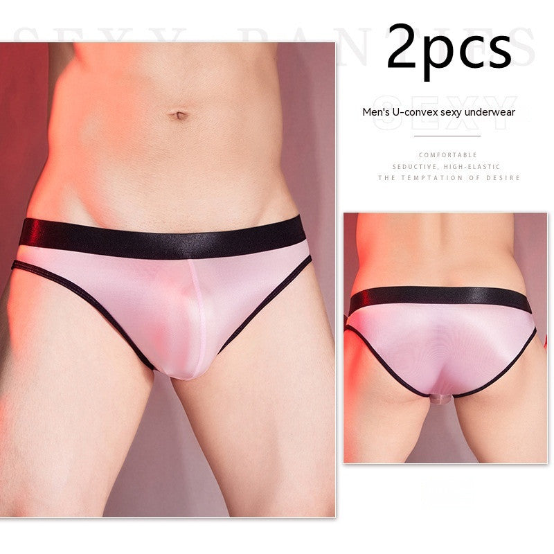 Comfortable and breathable underwear for men with a shiny, high-elastic design - iztia