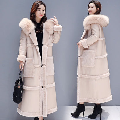 Personalized Mid-length Loose Pockets Cotton-padded Coat - iztia